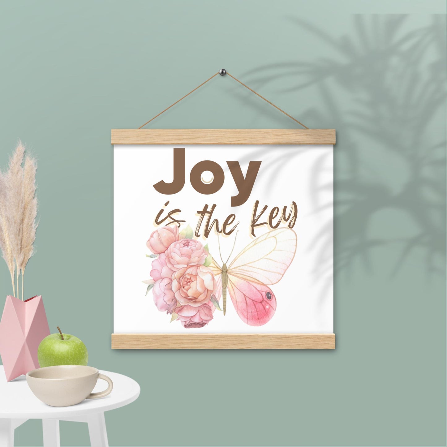 JOY is the Key - Poster mit Aufhängern