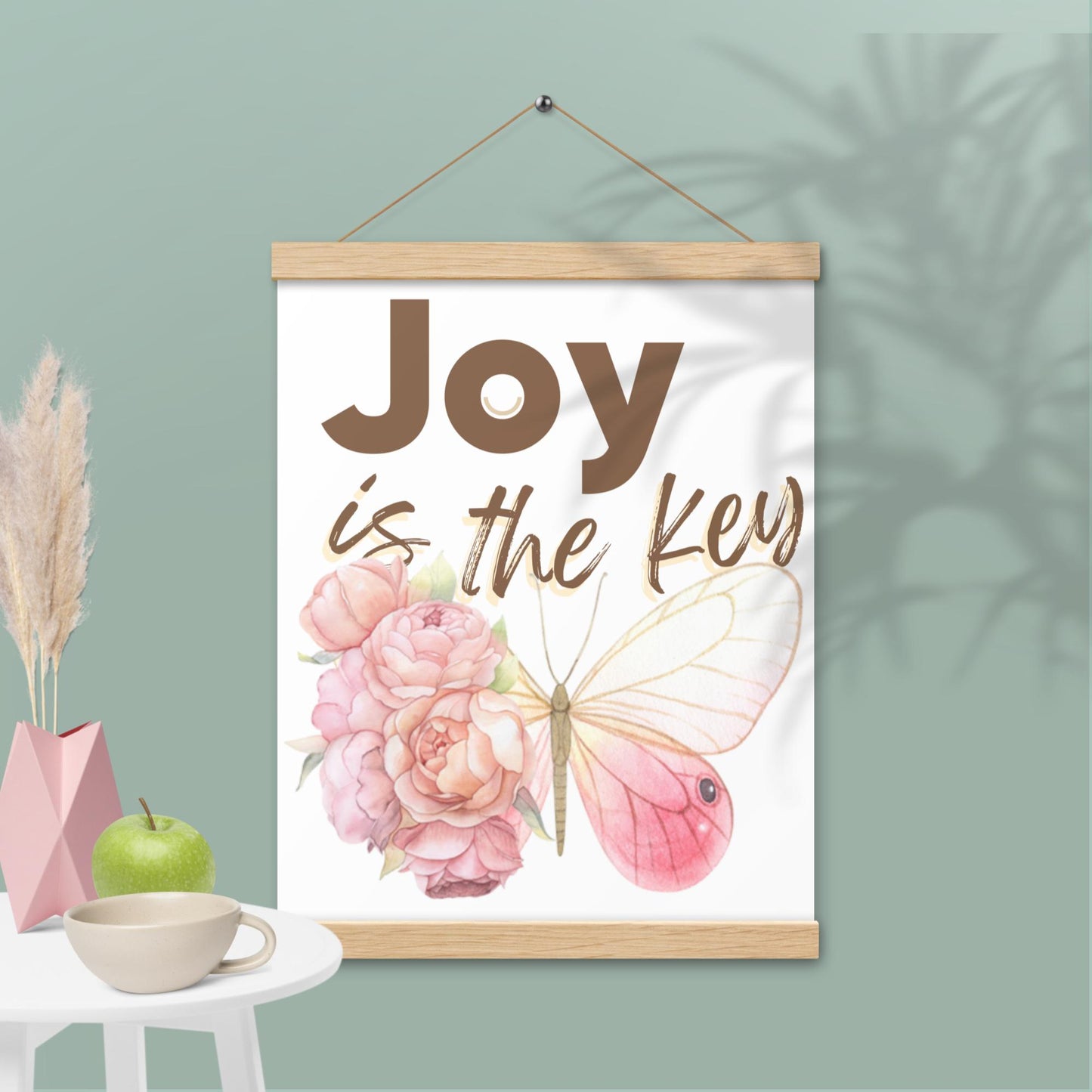 JOY is the Key - Poster mit Aufhängern