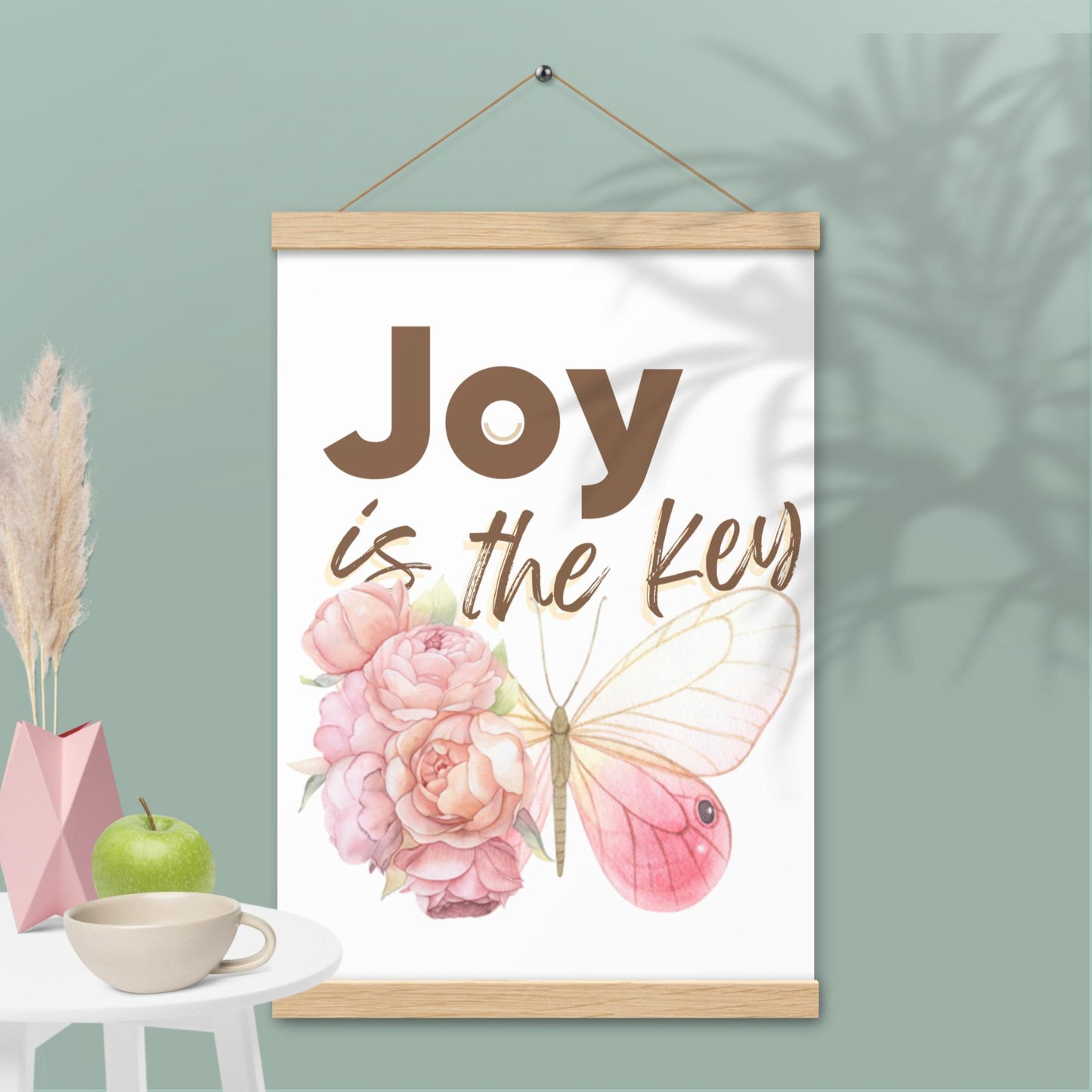 JOY is the Key - Poster mit Aufhängern