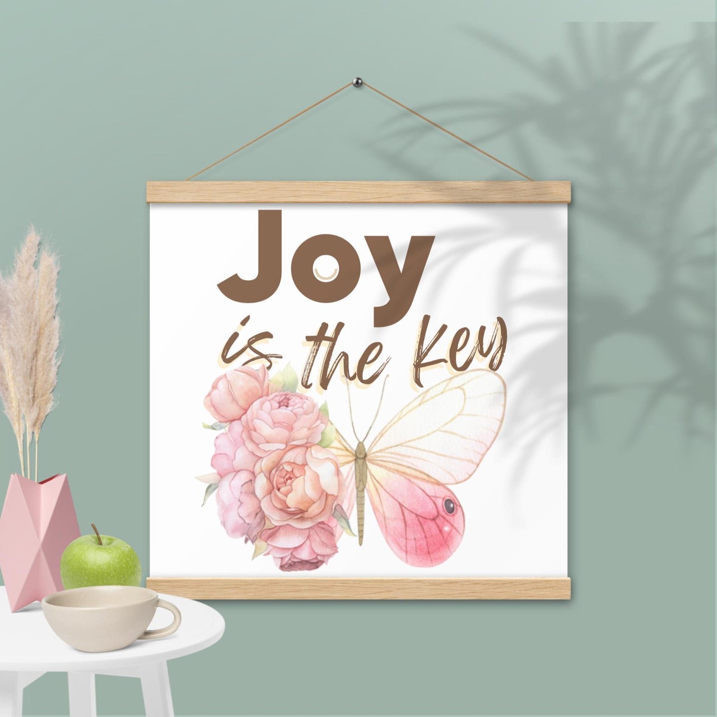 JOY is the Key - Poster mit Aufhängern