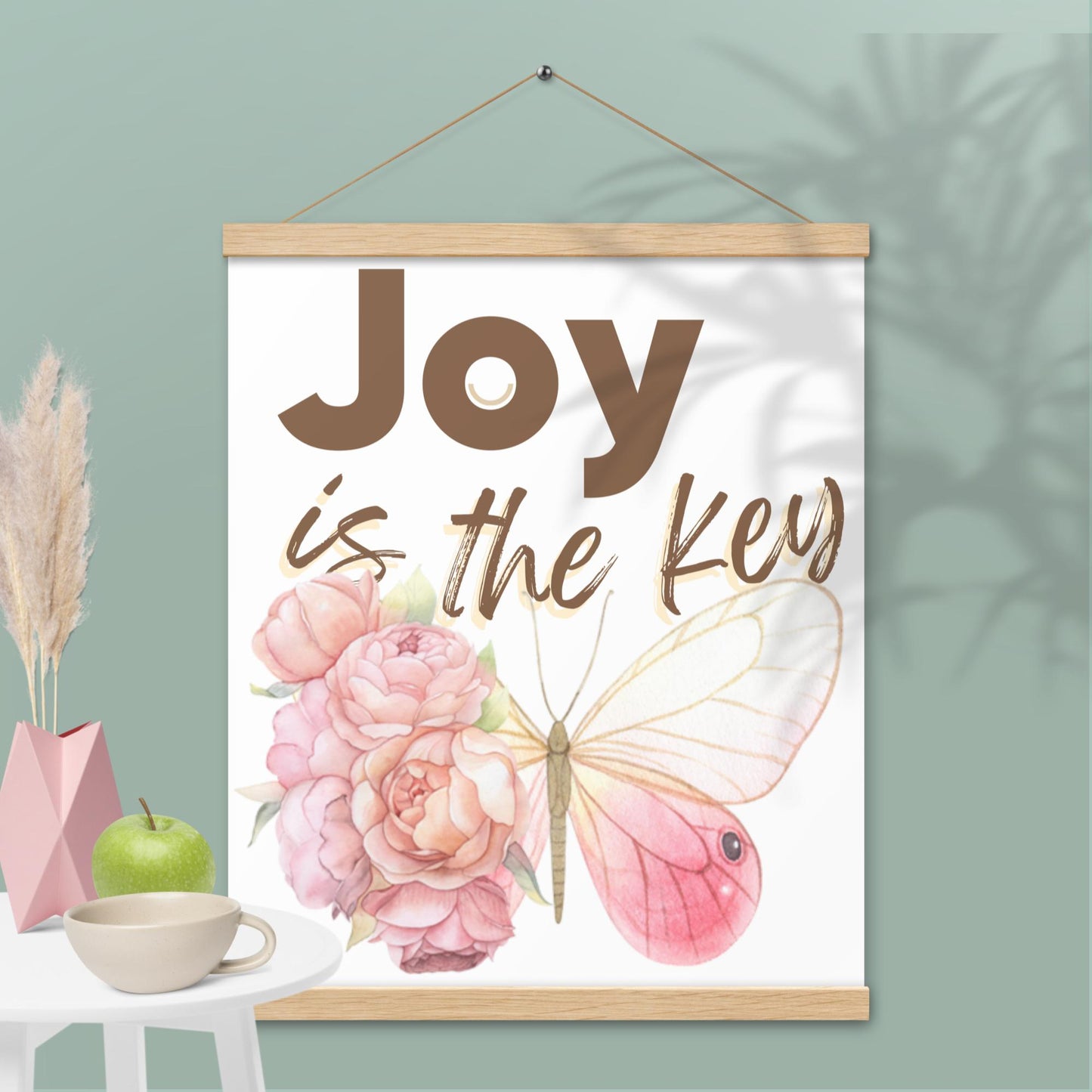 JOY is the Key - Poster mit Aufhängern