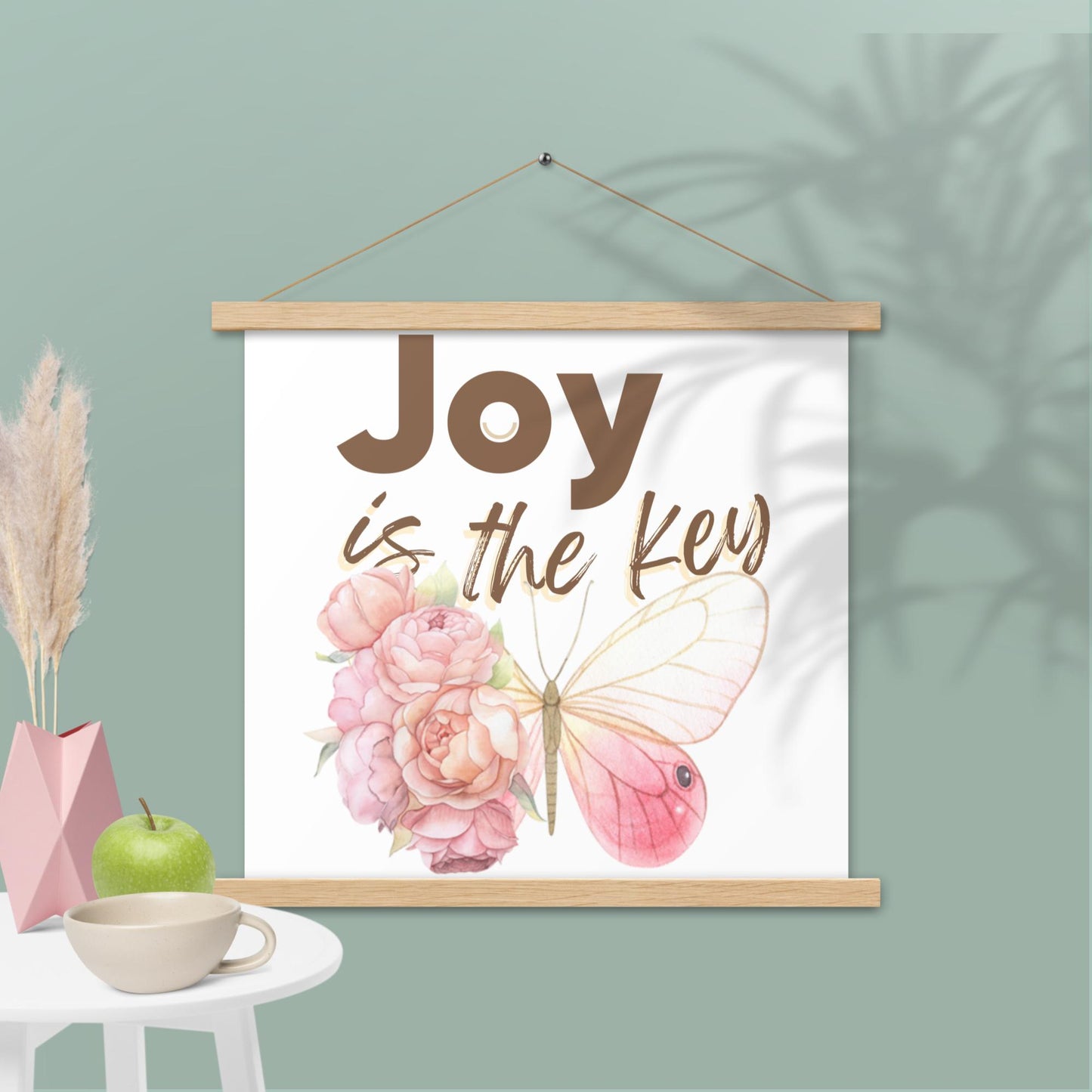 JOY is the Key - Poster mit Aufhängern
