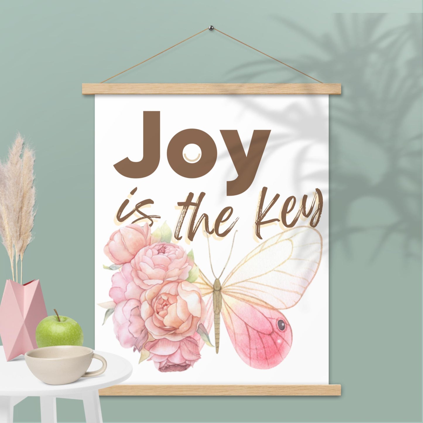 JOY is the Key - Poster mit Aufhängern