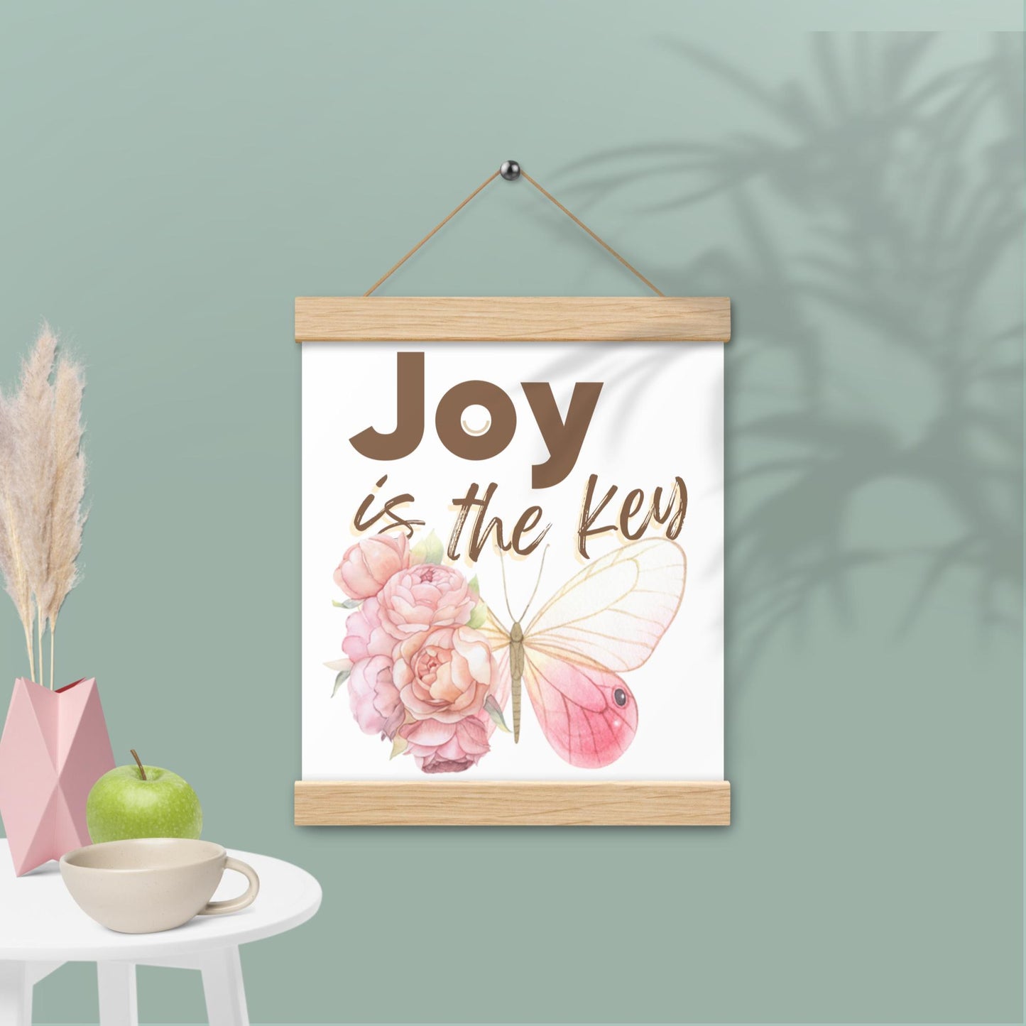 JOY is the Key - Poster mit Aufhängern