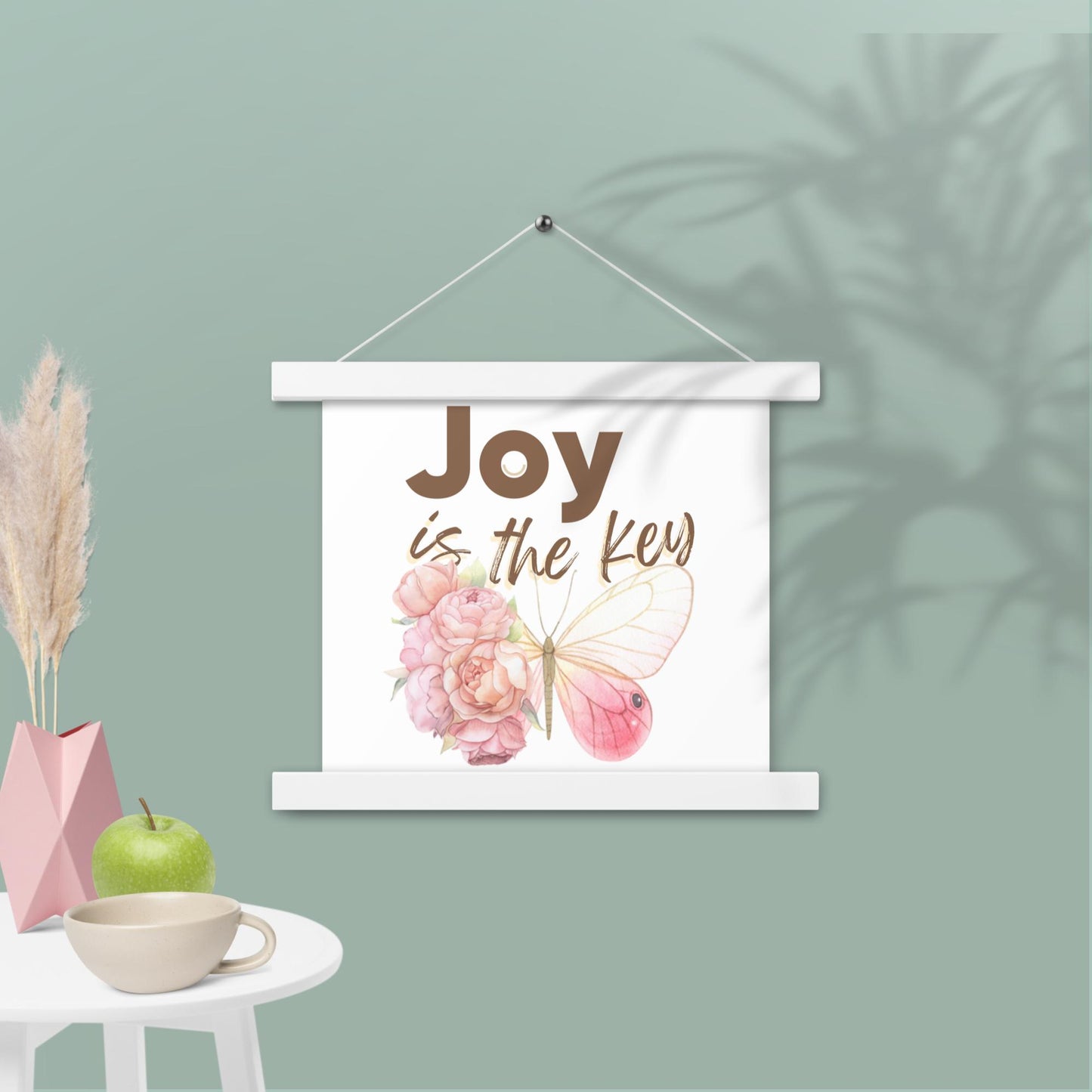 JOY is the Key - Poster mit Aufhängern