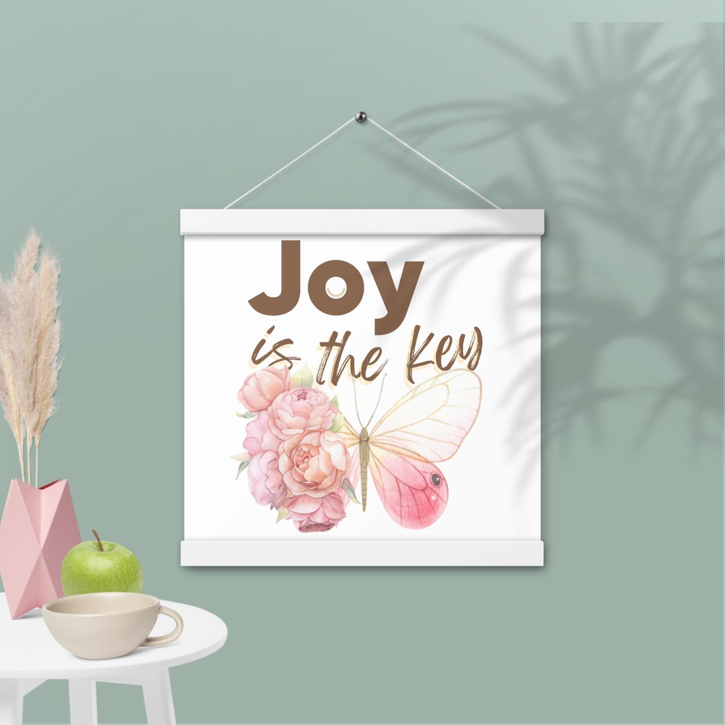 JOY is the Key - Poster mit Aufhängern
