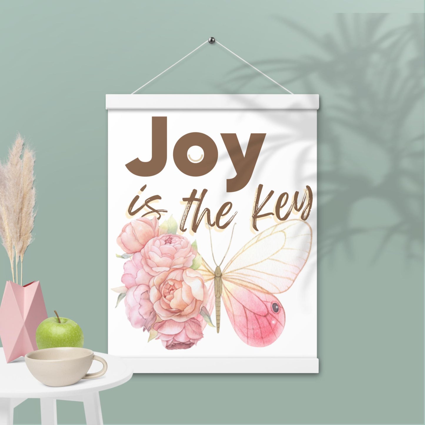 JOY is the Key - Poster mit Aufhängern