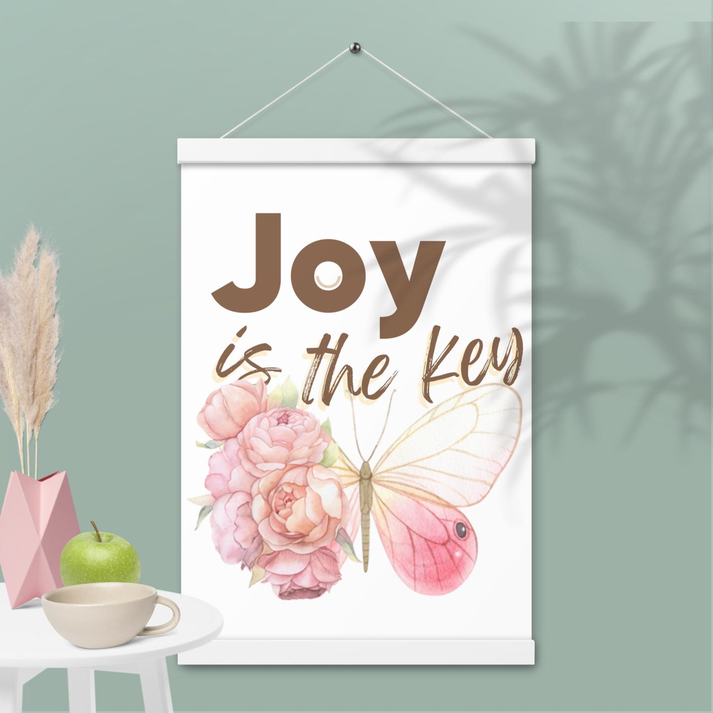 JOY is the Key - Poster mit Aufhängern
