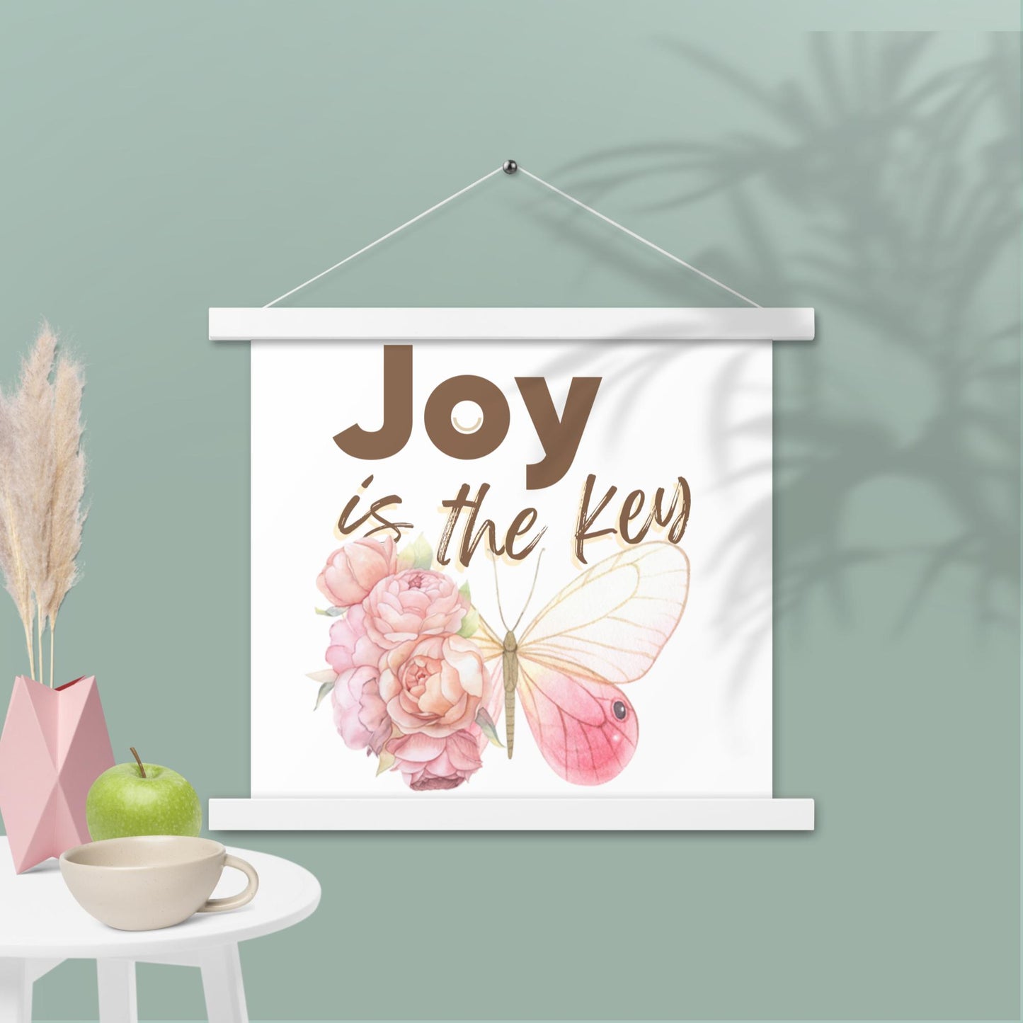 JOY is the Key - Poster mit Aufhängern