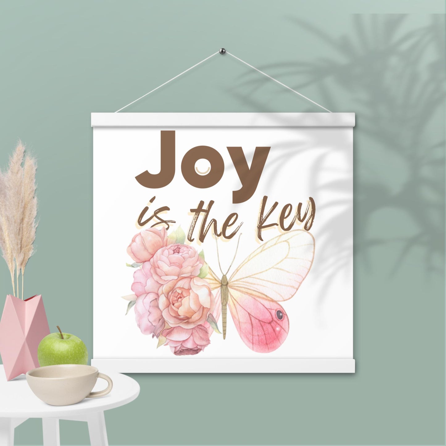 JOY is the Key - Poster mit Aufhängern