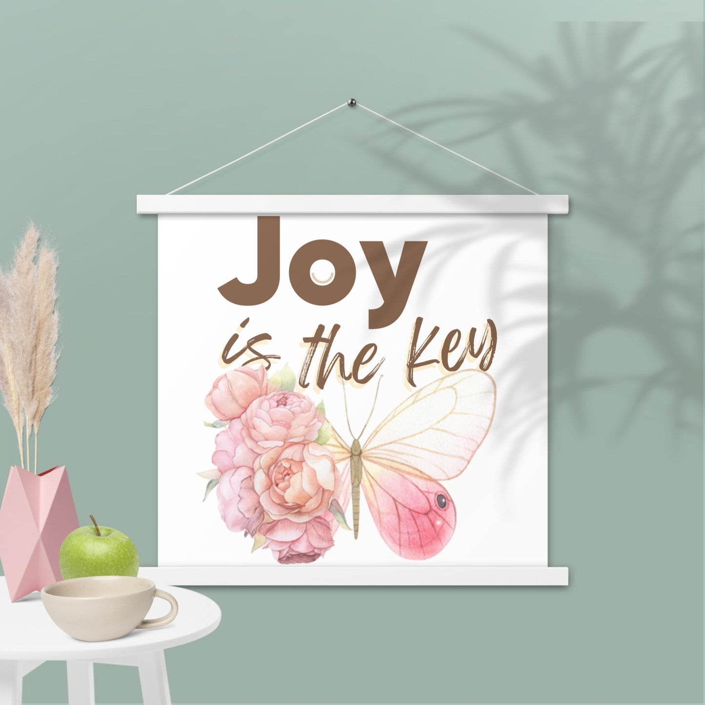 JOY is the Key - Poster mit Aufhängern