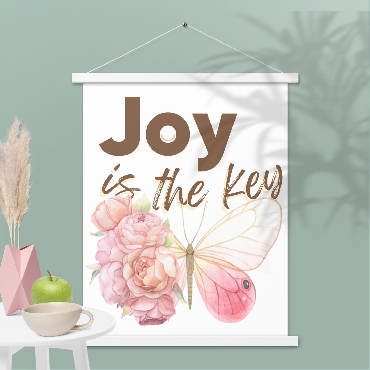 JOY is the Key - Poster mit Aufhängern