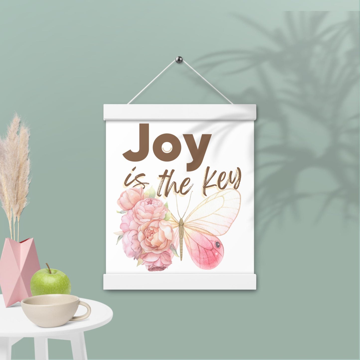JOY is the Key - Poster mit Aufhängern