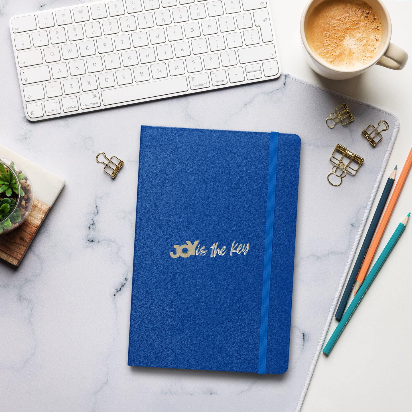 JOY is the key - Hardcover Notizbuch