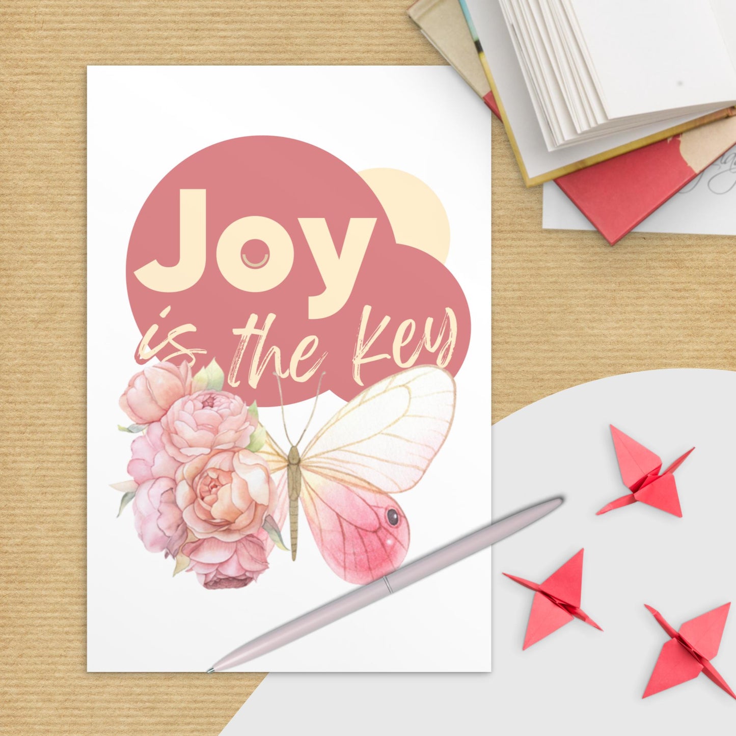 JOY is the key-Postkarte