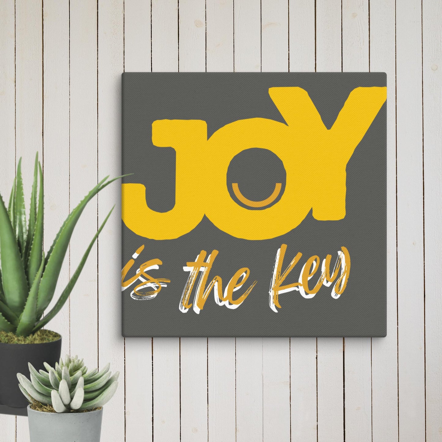 JOY is the key-Leinwand