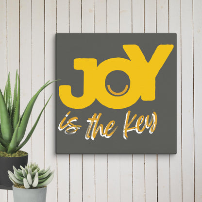 JOY is the key-Leinwand