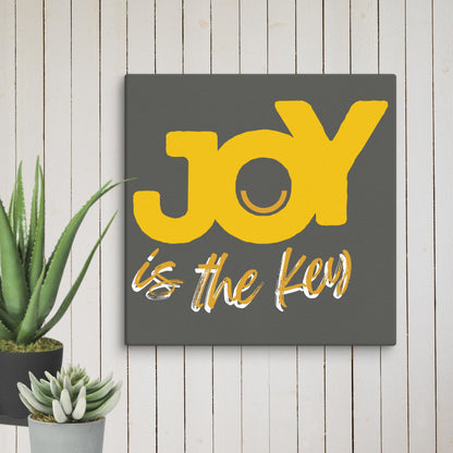 JOY is the key-Leinwand