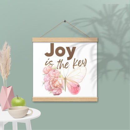 JOY is the Key - Poster mit Aufhängern