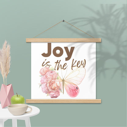 JOY is the Key - Poster mit Aufhängern