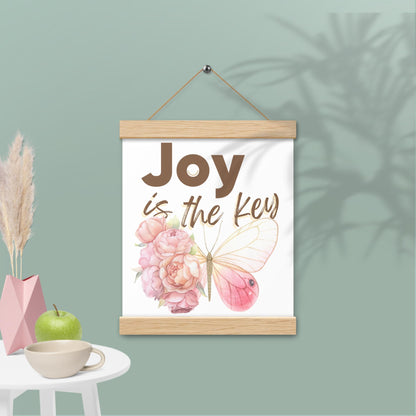 JOY is the Key - Poster mit Aufhängern
