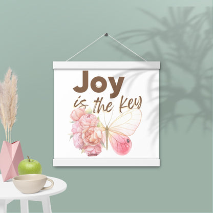 JOY is the Key - Poster mit Aufhängern