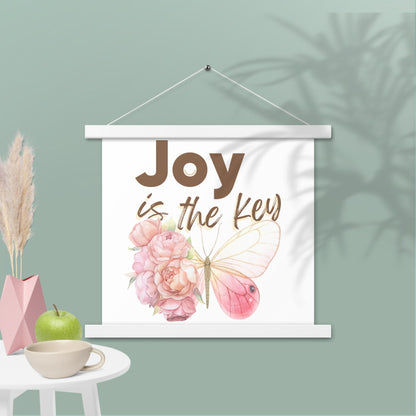JOY is the Key - Poster mit Aufhängern
