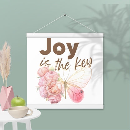 JOY is the Key - Poster mit Aufhängern