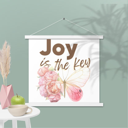JOY is the Key - Poster mit Aufhängern