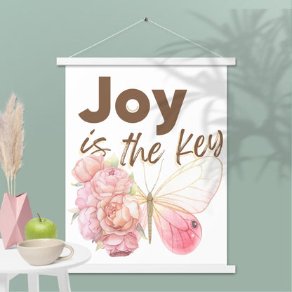 JOY is the Key - Poster mit Aufhängern