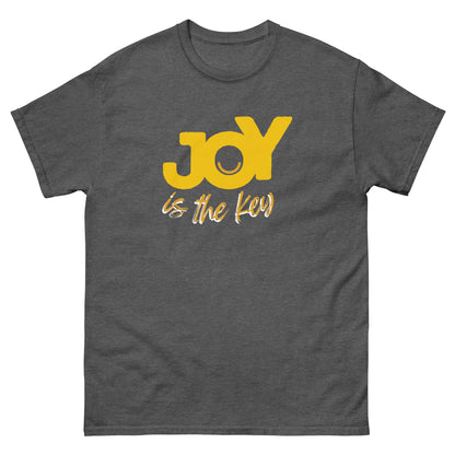 JOY is the key - Klassisches Unisex T-Shirt