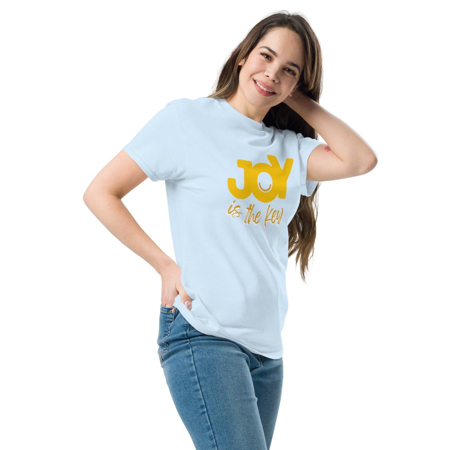 JOY is the key - Klassisches Unisex T-Shirt